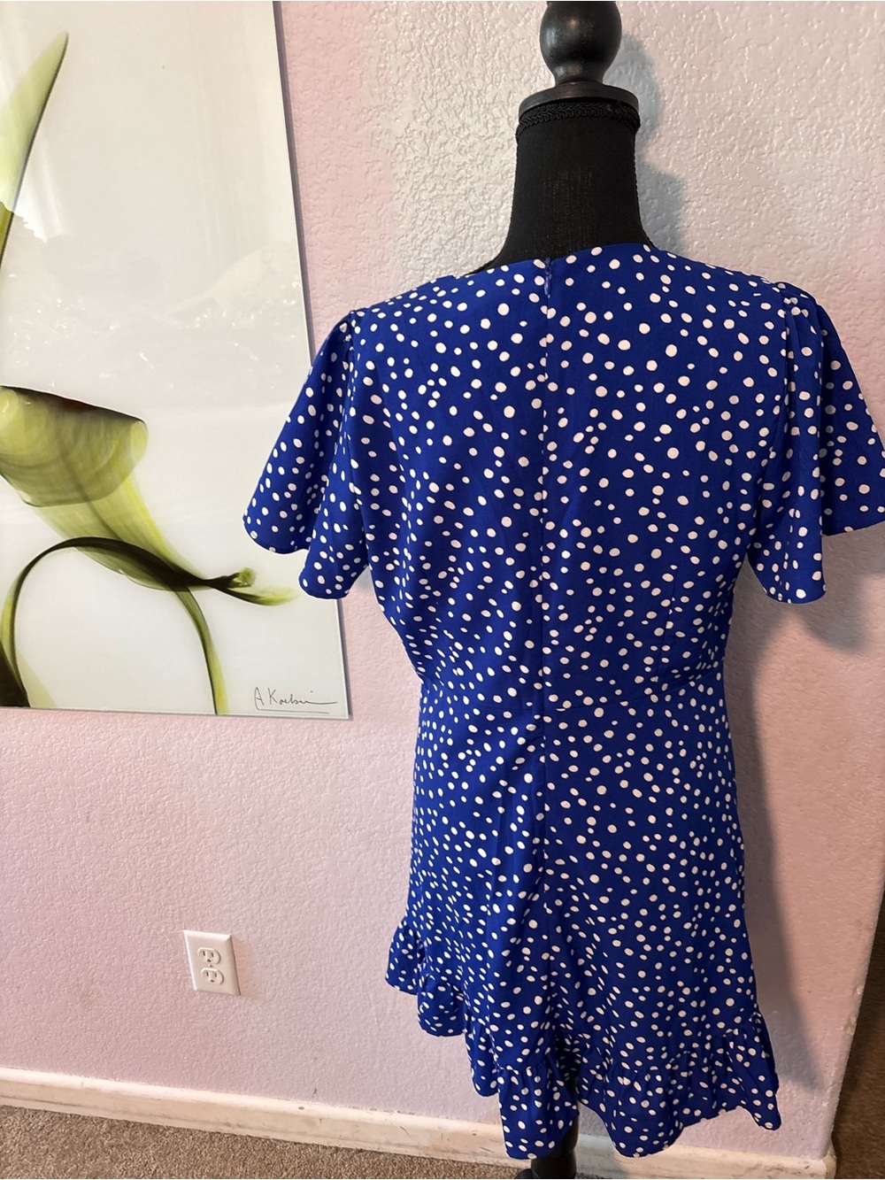 Melloday blue dress size large - Picture 3 of 5